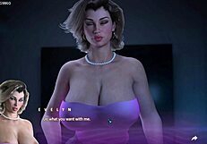 Apocalust - Busty maćeha jebe stanara sa ogromnim 10-inčnim kurcem u 3D porn igri