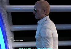 我对Name88s Triangle 12兴奋，庆祝第一次任务。曲线3D动漫美女穿性感节日服装！