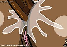 Büyük götlü BBW dev yarrak arkadan alıyor