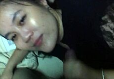 Wanita Thailand Kasih Hisap Intens dan Handjob ke Temen