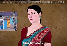 印度继父趁继子不在家猛操继女狂干印地语音