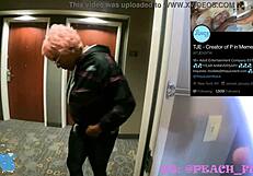 होटल रेसलिंग में उस एबोनी मेड के बिग कॉक को फक करो!