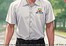 Нимфоманка жаждет толстый член в дикой хентай акции