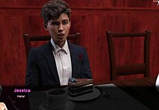 Mostoha puncija kitárulkozik az asztal alatt orosz rajzfilm jelenetben