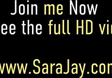 Busty cougar Sara Jay piha in jebe velik kurac trdo