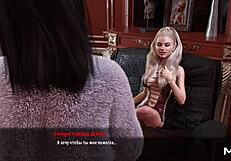 FashionBusiness - masáž prsou s nohama v horké hře ep 93