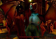 モンスターアスとの危険な契約 in 3Dカートゥーンヘンタイ