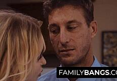 Familybangs com ⭐ Teen Chloe Cherry stuffed sideways by father Ryan McLane in taboo scene