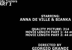 सजेस्टिव मैड स्लट्स ऐना डी विल और बियांका ब्लू डीप एनल फिस्टिंग में डाइव करते हैं