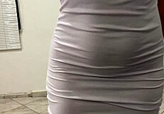 Уроци по танци с горещата ми мащеха, огромното й дупе подскача в лицето ми