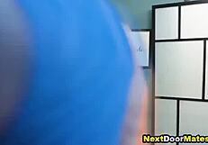 Gay hunk mondja, gyere be az állásinterjúra, adok egy speciális olajos masszázst