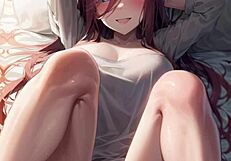 Jag är besatt av den här 3D-animerade flickvännens syster, hennes stora bröst och fitta-masturbation ASMR gör mig galen!