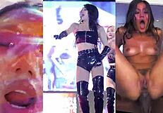 يا، تحقق من هؤلاء العاهرات كيبوب يرقصن ويأخذن الأمر ببطء في الشرج