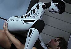 Projekt Passion AI-sexrobot med stora tuttar tar djup analstöting