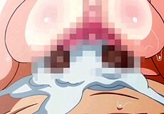 내 야한 헨타이 컬렉션, 뜨거운 애니 장면에서 큰 가슴과 정액 범벅!