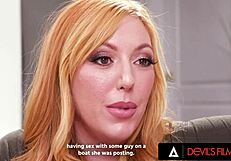 Wow, devils film dapat Lauren Phillips dengan tetek besar kongkek anak tiri remaja 18+ keras!