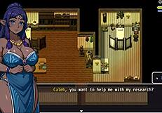 Lost Lagoon Harem Hentai Game Af 4: Geile verpleegster naakt onderzoek aan man voor het eerst?