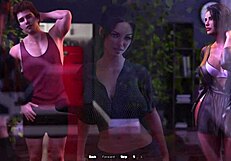 Hei, lihat hentai 3D ini dimana anak tiri godain ibu tiri dengan pijat malam di Santa County.