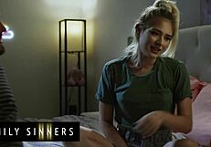 फैमिली सिनर्स - जेसी सेंट ने सौतेले भाई को नंगा देखा फिर वाइल्ड सेक्स