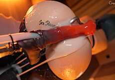 被绑顺从女孩激烈BDSM肛钩训练内射