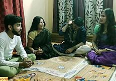 क्या इस हॉट इंडियन भाभी के साथ स्वैप करके वाइल्ड फैमिली चुदाई करोगे?