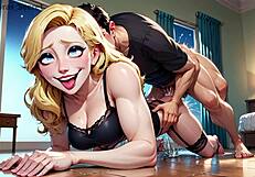 어, 스텝 엄마가 내 여친을 완전 음란하게 만들어, 1화