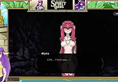 Follando intenso y cunnilingus con la rubia pelirroja Mipha de Legend of Zelda