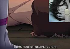 U prokletom princu hentai, Ajvi demonka femdom sa velikim sisama i bradavicama