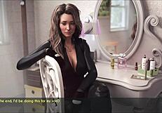 Amateur wife and stepmother in homemade 3D porn video