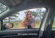 Млада стопаджийка плати пътуването си с анален секс в груба европейска среща