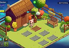 Honeysun gameplay parte 1 arranca con azafata pelirroja en cosplay