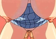 Milf aux gros seins en robe jaune crève d'envie de hentai sauvage ?