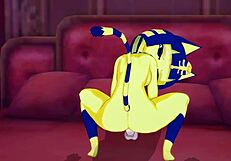 安卡卧室里骑粗鸡巴狂野Hentai