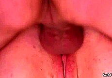 Milf nevesta dostane DP gangbang s intenzívnym análom a dominanciou