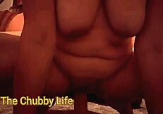 Some sluts love to squeeze big cock on their big natural tits