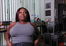 Dropping load BBW interracial hardcore oral sex sex with Jayden Starr and damn she has a big ass coming
