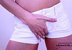 Horny blond with great tits loves in dirty talk during casting session