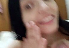 Cum swallow party – amateur teen bare faced, overweight stunned with sperm flood