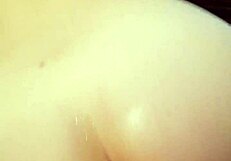 Adult wife and her husband use strapon to fuck her behind