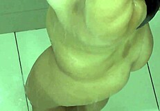 Steamy sexcapade of showering the beautiful Hispanic woman