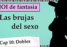 Course temptations: How to perform a double penetration on a witch in High Definition video