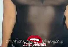 Sexy Latin girl Lina Henao ass shaking big booty twerk