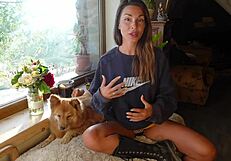 Experience the mouth watering skills of pussy licking from Roxy Fox in this fuck clip