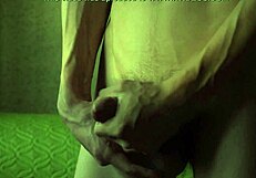 A bicurious guy wanks his furry cock in a hard-on scene