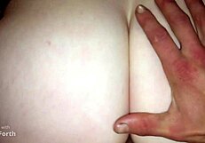 HD video Closeup of Chubby redhead's asshole and cumshot