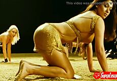 Seductive music including Nayanthara and big boobs = steamy encounter