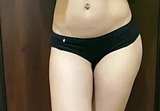 18-year-old French babe caught masturbating in public