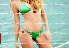 Belinda's beauty in swimsuit on a H Magazine cover story