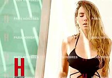 Belinda's beauty in swimsuit on a H Magazine cover story