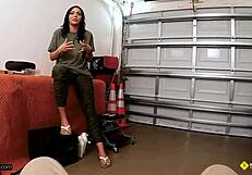 Deepthroat and gagging: Demi diveena story: car insurance